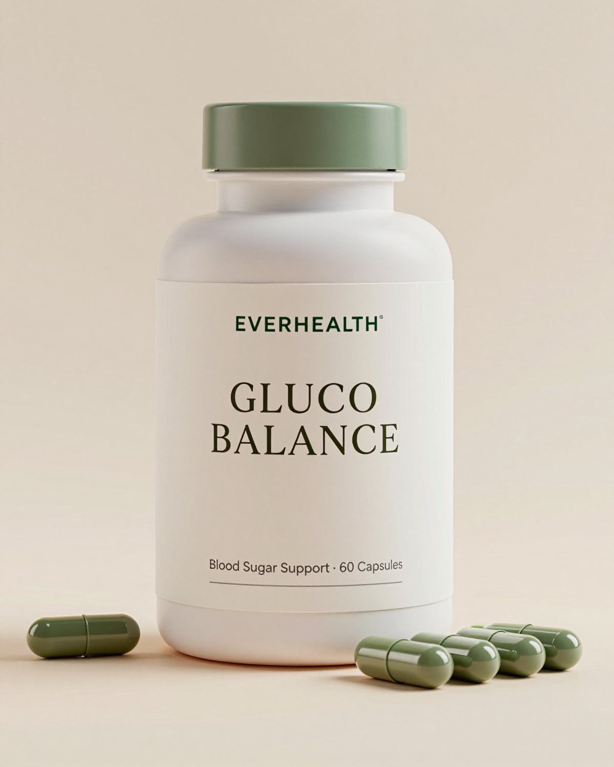 EVERHEALTH Gluco Balance bottle with capsules